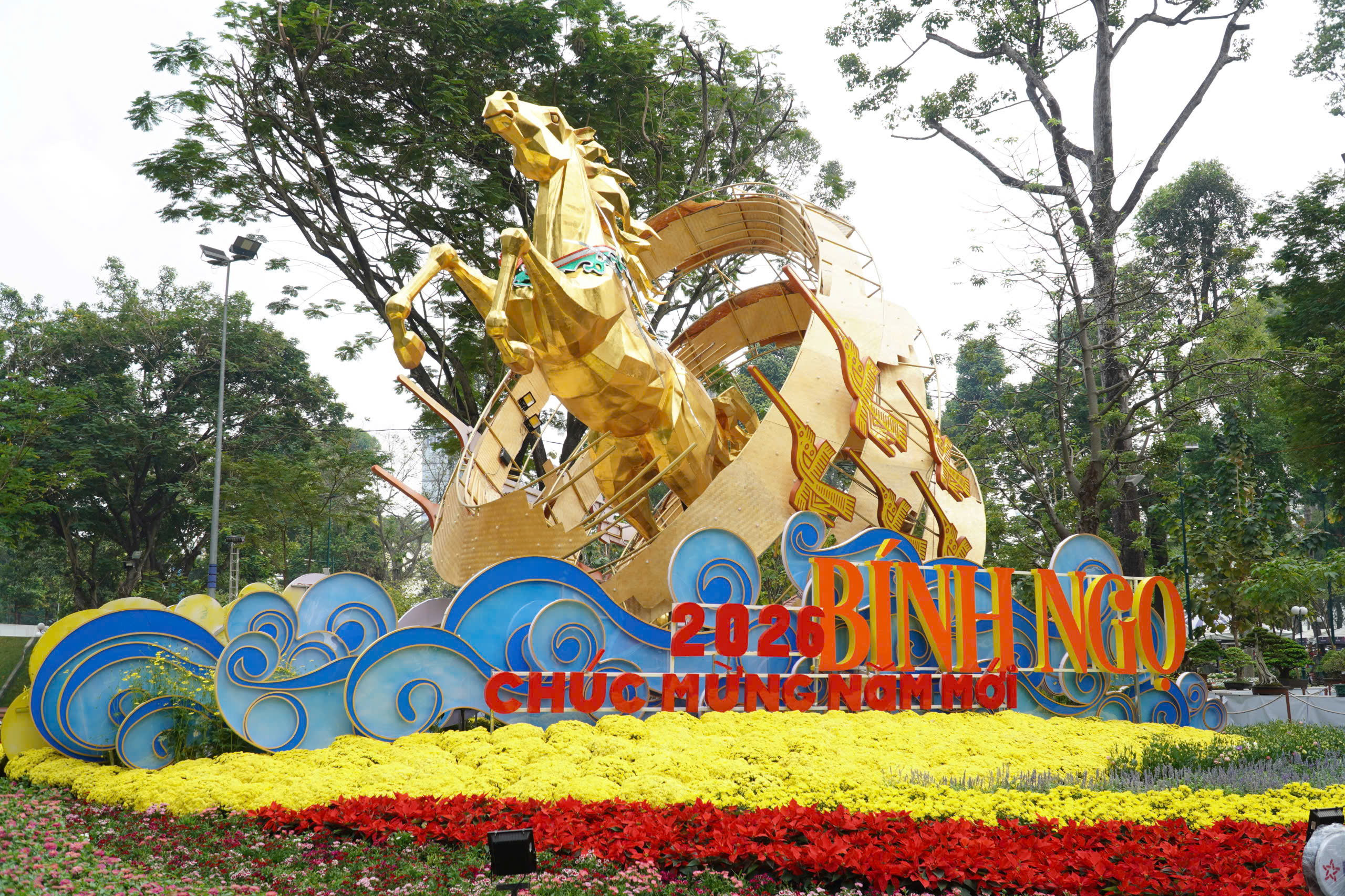 Hội hoa Xuân Tao Đàn, nơi lưu giữ “hồn Tết” và khát vọng bứt phá của người dân TP Hồ Chí Minh