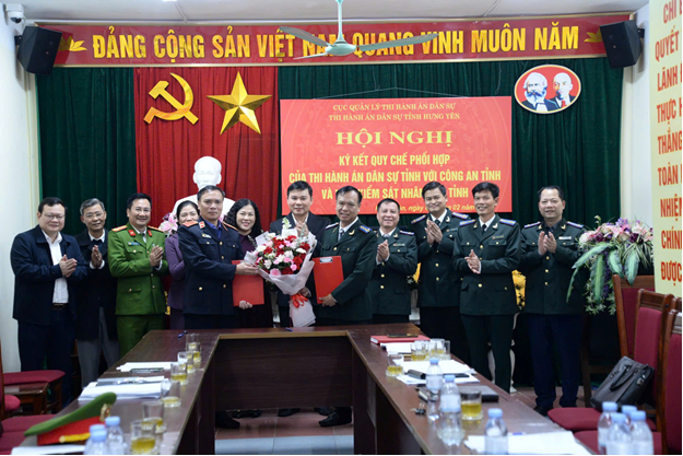 VKSND tỉnh Hưng Yên và Thi hành án dân sự tỉnh ký Quy chế phối hợp