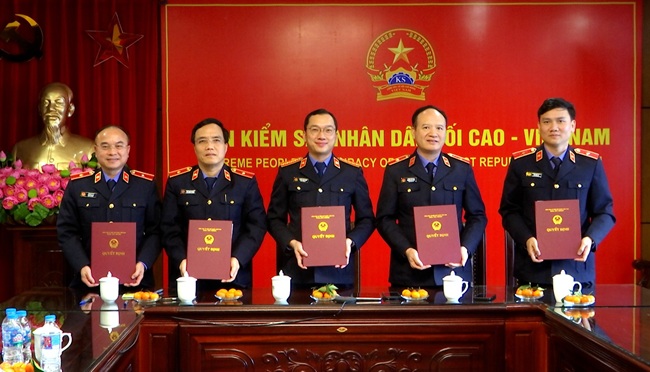 Khối thi đua số 3 ngành Kiểm sát ký kết giao ước thi đua năm 2026