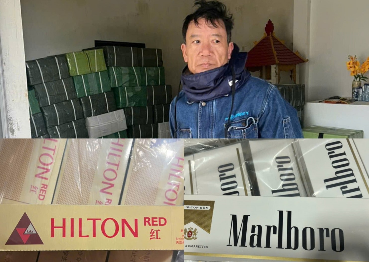 Khởi tố 3 bị can vận chuyển gần 40 000 bao thuốc lá nhập lậu