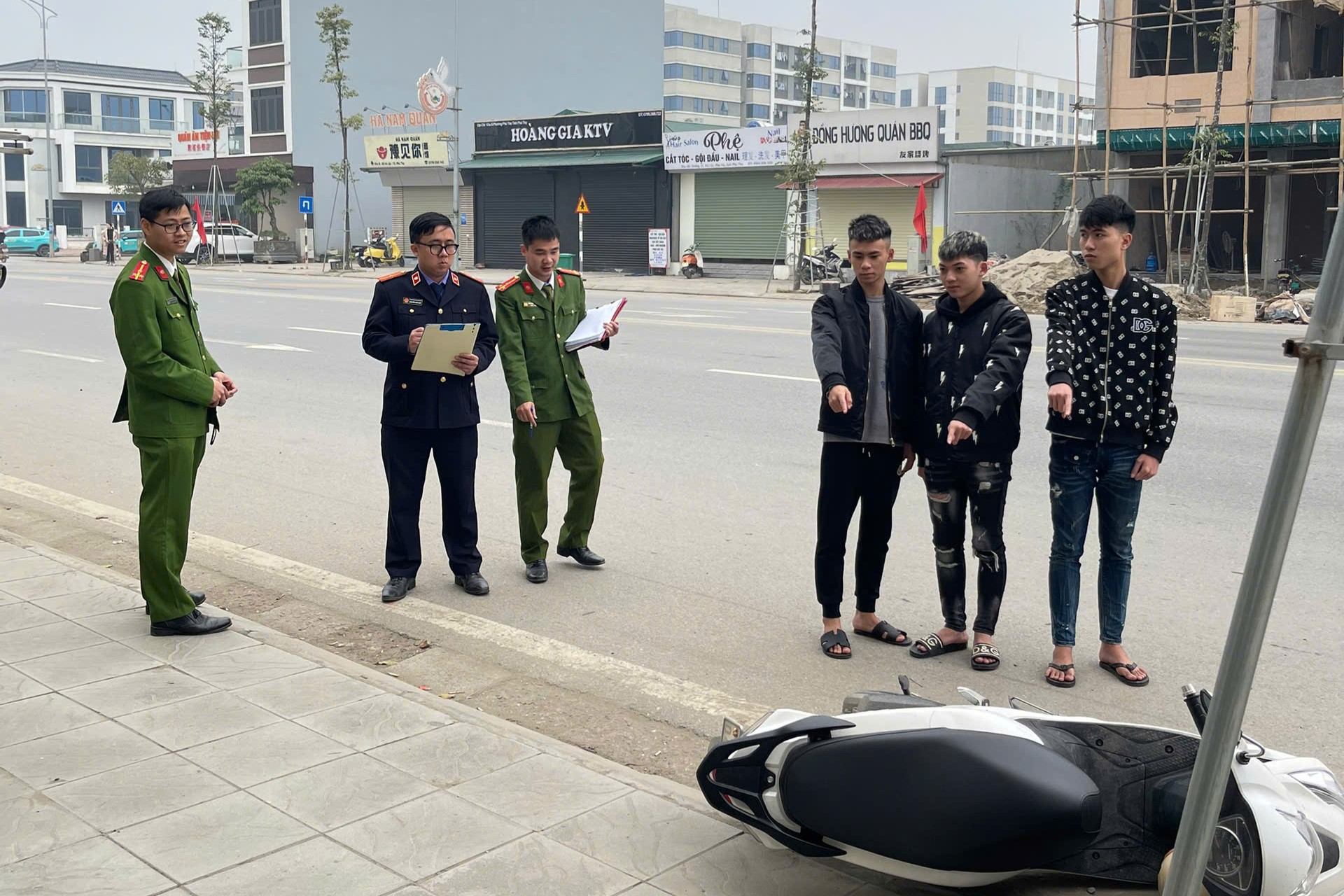 VKSND khu vực 2, tỉnh Phú Thọ kiểm sát thực nghiệm điều tra vụ tai nạn giao thông