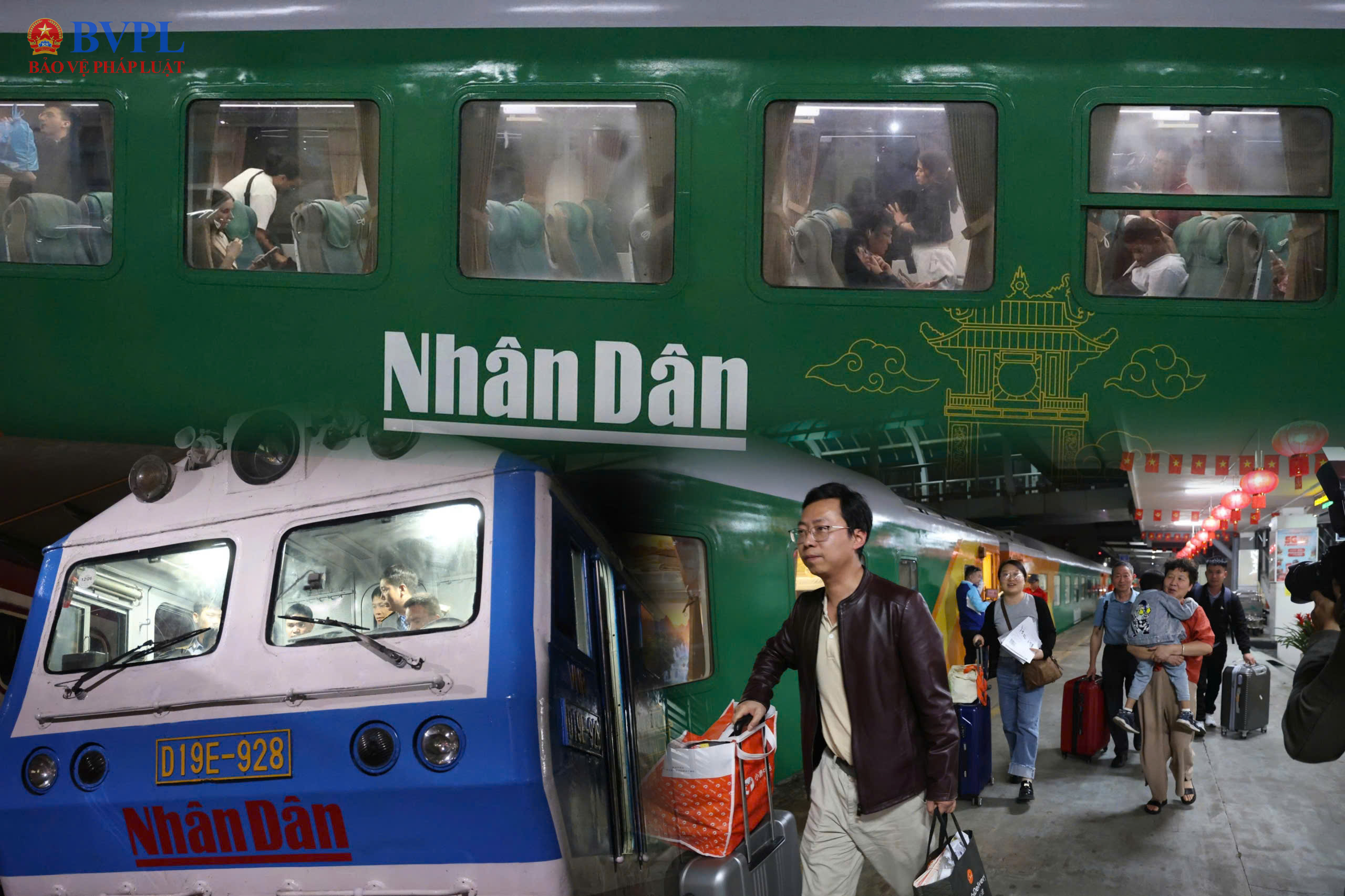 “Chuyến tàu Hạnh phúc” – Hành trình sum vầy ngày 29 Tết