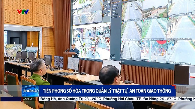 Tiên phong số hoá trong quản lý trật tự, an toàn giao thông