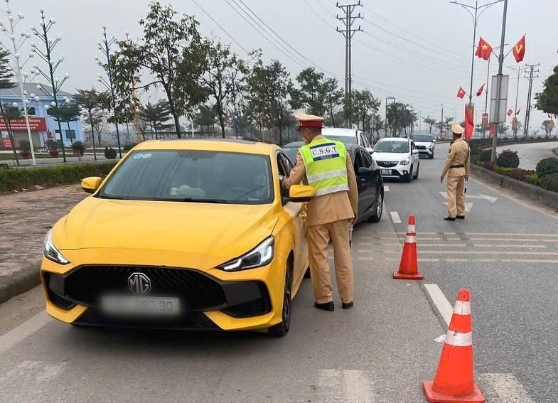 Sáng Mùng 1 Tết, CSGT TP Hải Phòng phát hiện 26 trường hợp vi phạm nồng độ cồn