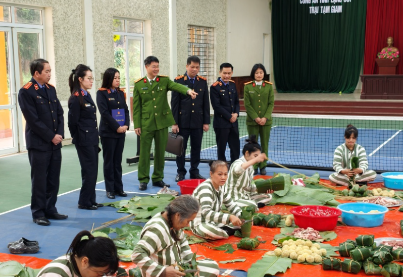 VKSND tỉnh Lạng Sơn kiểm sát việc thực hiện chế độ đối với người bị tạm giữ, tạm giam và phạm nhân dịp Tết Nguyên đán 2026