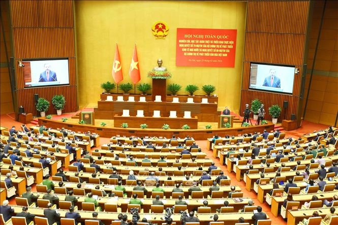 VKSND tối cao dự Hội nghị toàn quốc nghiên cứu, học tập, quán triệt và triển khai thực hiện Nghị quyết số 79 và Nghị quyết số 80