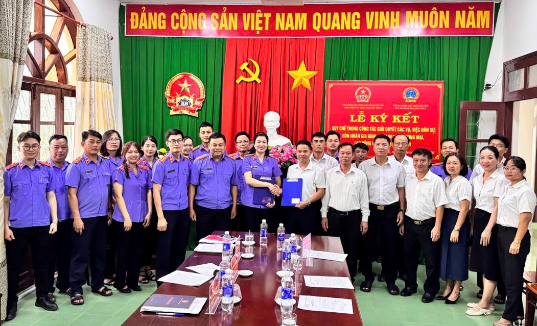 Ký kết quy chế phối hợp giữa Viện kiểm sát và Tòa án