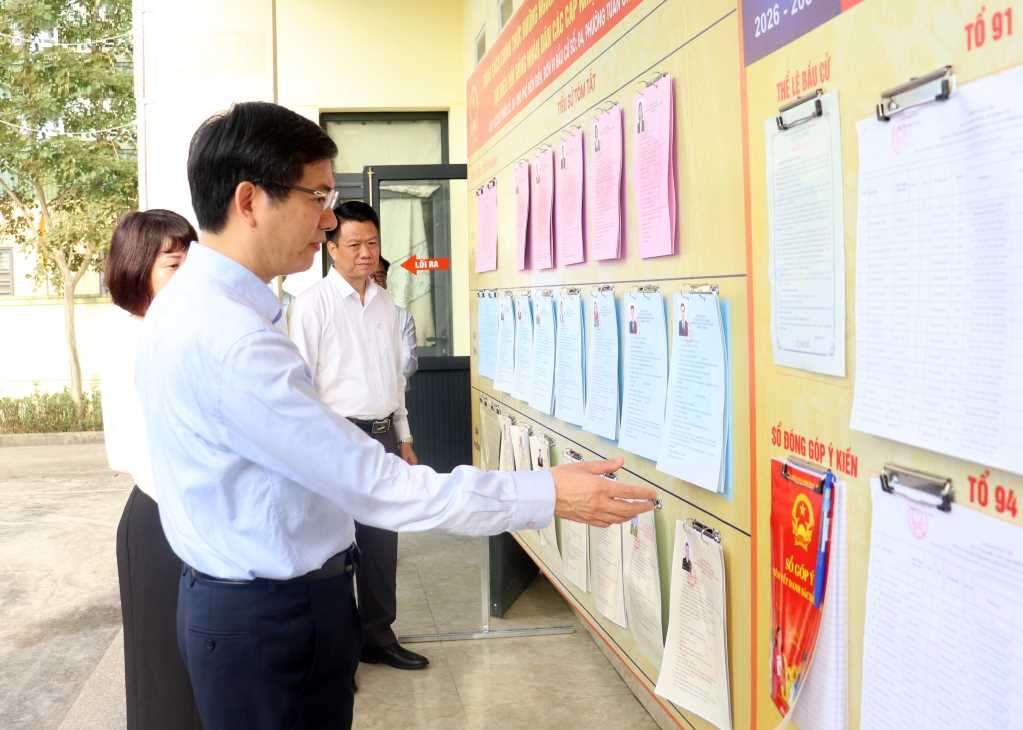 Tỉnh Quảng Ninh tăng tốc chuẩn bị bầu cử, siết chặt khâu công khai để bảo đảm quyền cử tri