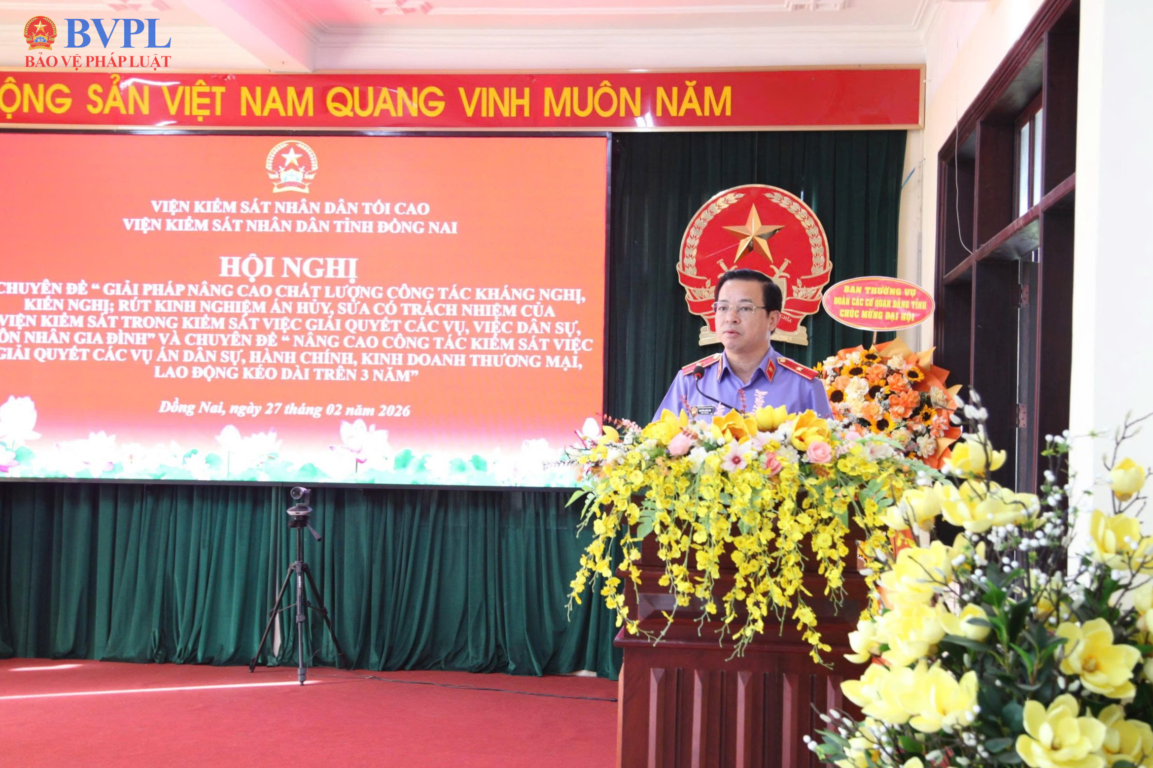 VKSND tỉnh Đồng Nai nâng cao công tác kiểm sát việc giải quyết các vụ án dân sự