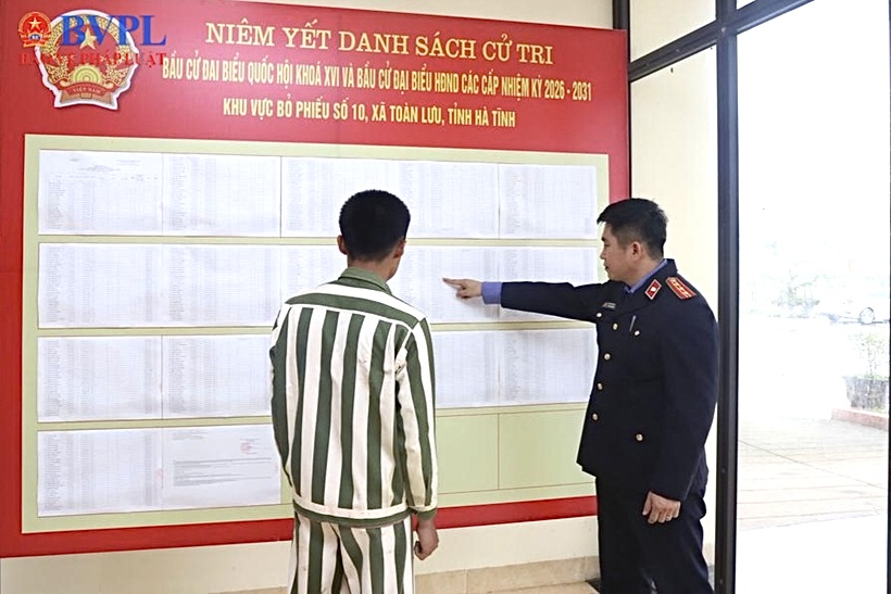 Đảm bảo việc thực hiện quyền bầu cử của người bị tạm giữ, người bị tạm giam tại các cơ sở giam giữ