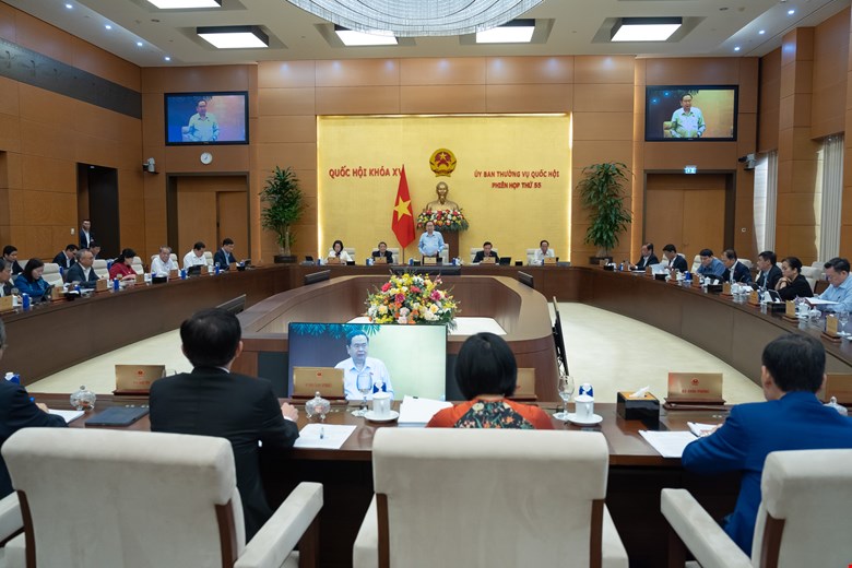 Khai mạc Phiên họp thứ 55 của Ủy ban Thường vụ Quốc hội