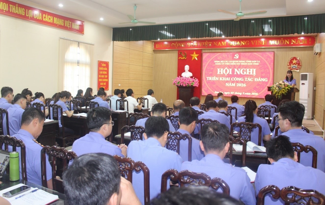 Đảng bộ VKSND tỉnh Sơn La triển khai công tác Đảng năm 2026