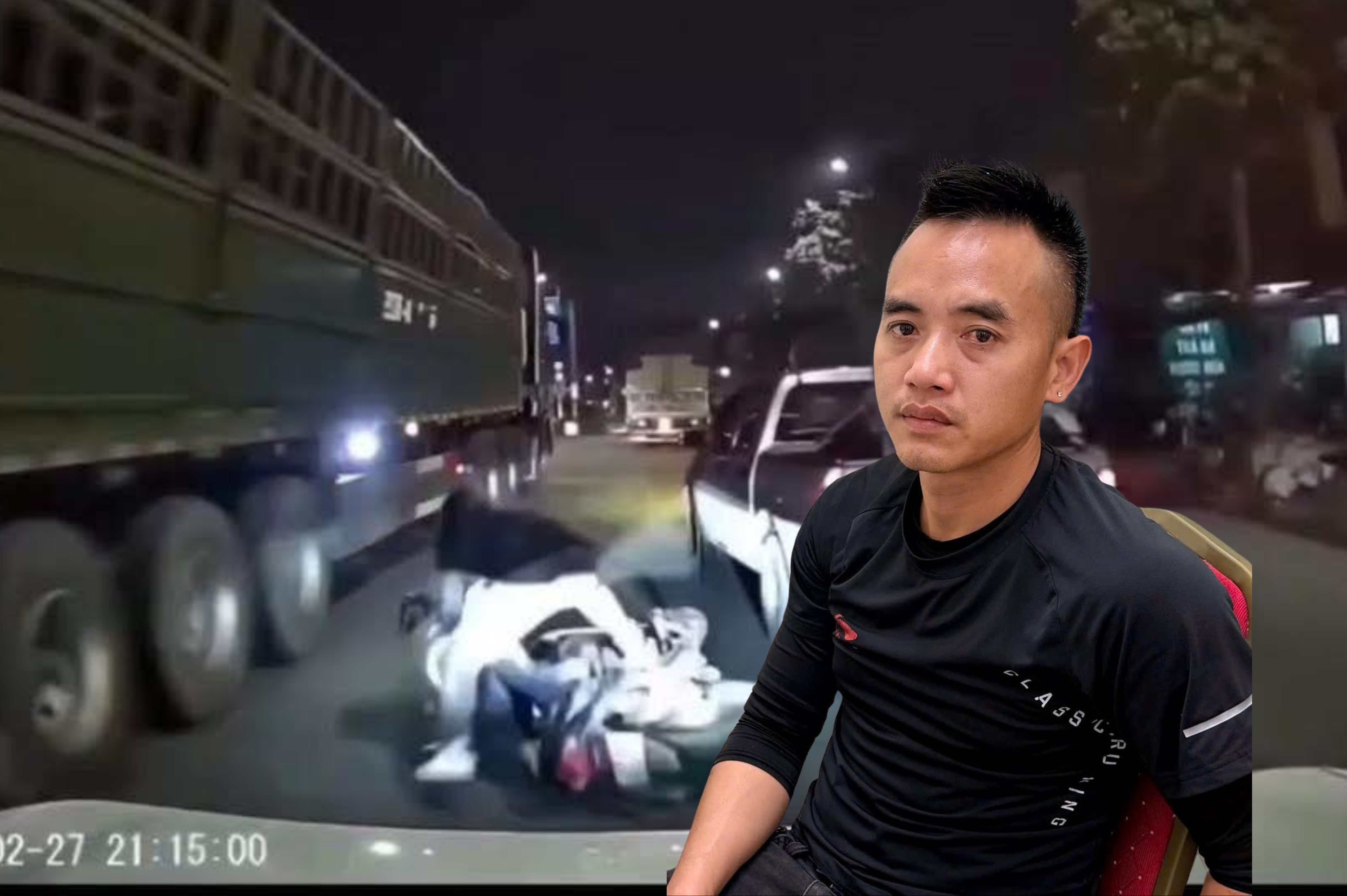 Phê chuẩn bắt khẩn cấp tài xế xe bán tải tạt đầu làm 3 người đi xe máy ngã