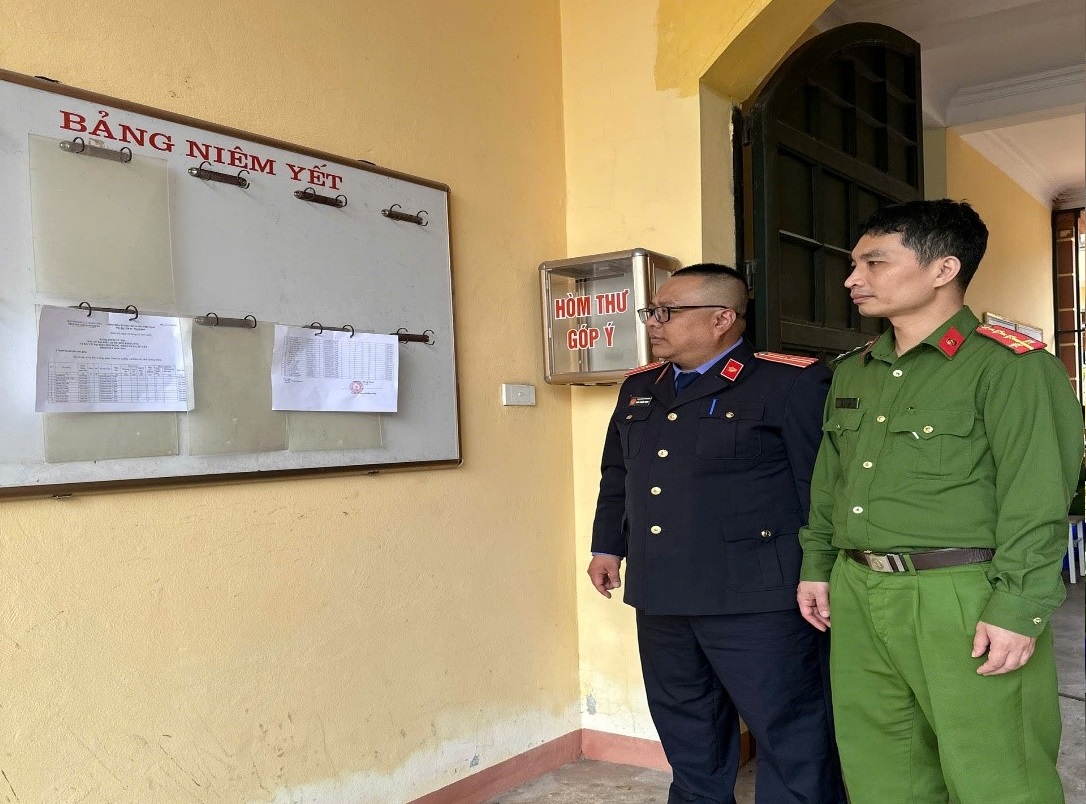 VKSND khu vực 4 - Quảng Ninh kiểm sát việc bảo đảm quyền bầu cử tại Phân trại tạm giam Đầm Hà