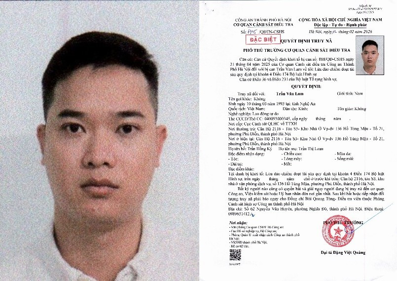 Truy nã đối tượng trong đường dây lừa đảo của Mr Pips - Phó Đức Nam