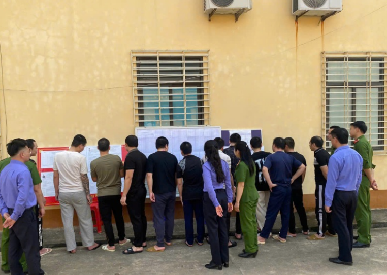 VKSND khu vực 5 - Lạng Sơn kiểm sát việc bảo đảm quyền bầu cử của người bị tạm giữ, tạm giam