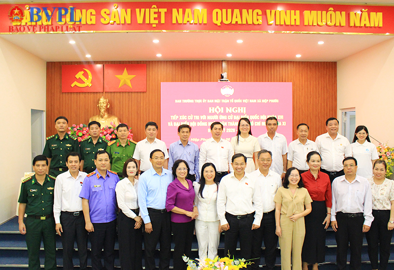 Cử tri xã Hiệp Phước gửi trọn niềm tin với ứng cử viên ĐBQH Lê Văn Đông