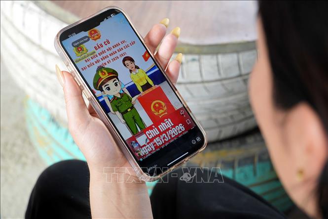 Bộ Công an hướng dẫn người dân sử dụng VNeID để hỗ trợ bầu cử Quốc hội