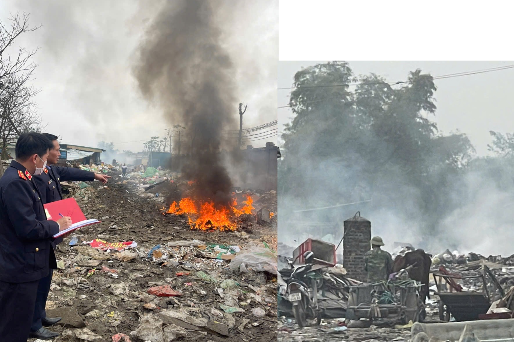 VKSND khu vực 10 - Hà Nội kiến nghị UBND xã Tây Phương khắc phục ô nhiễm môi trường