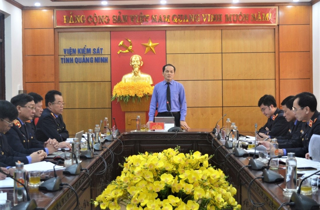 VKSND tỉnh Quảng Ninh bàn giải pháp tháo gỡ vướng mắc và đẩy mạnh thực hiện Nghị quyết 205