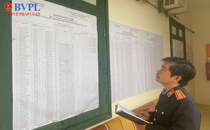 Kiểm sát việc bảo đảm quyền bầu cử của người bị tạm giữ, tạm giam tại các cơ sở giam giữ