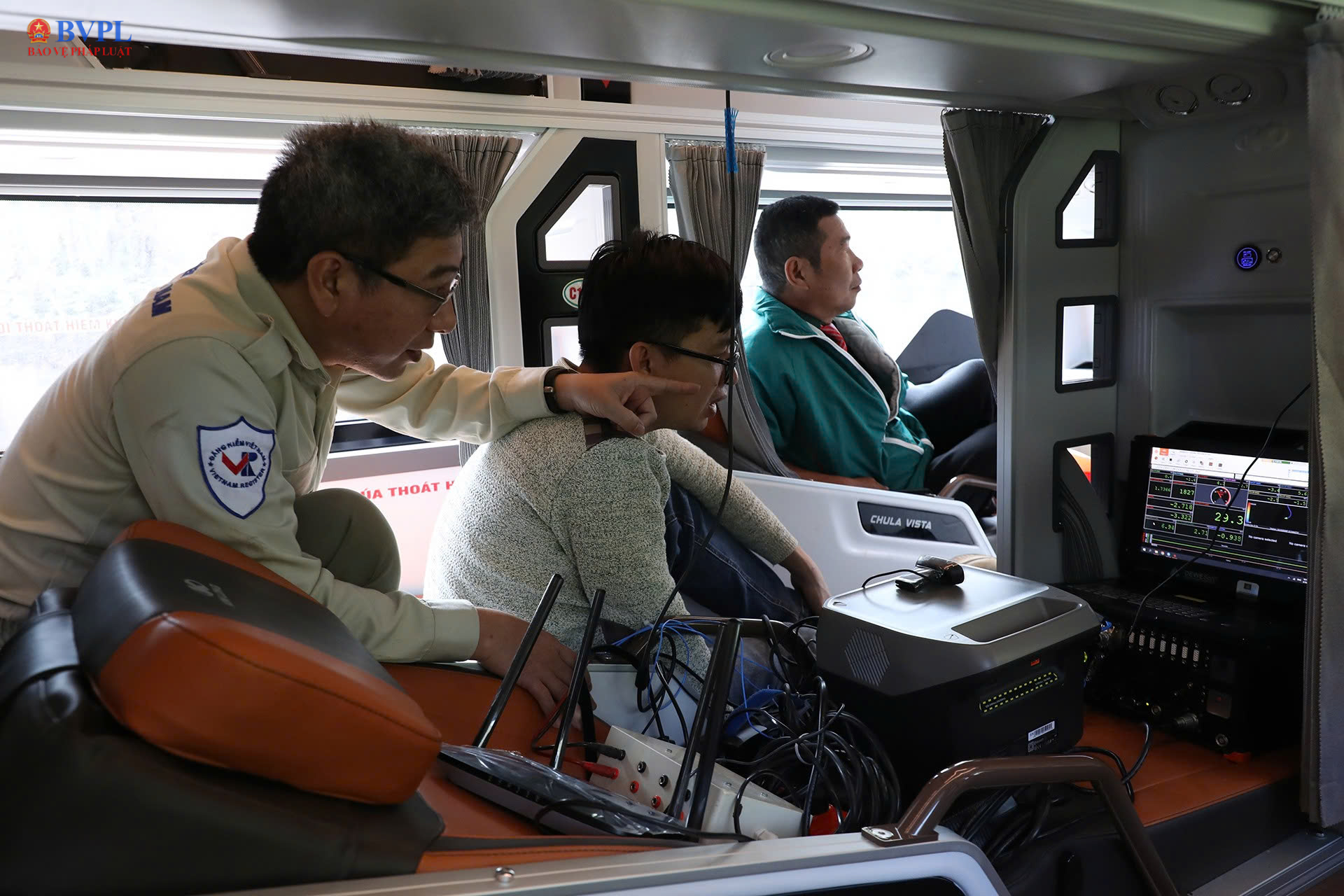 Cảm biến đặc biệt giúp đánh giá độ an toàn của xe giường nằm hai tầng trên đèo