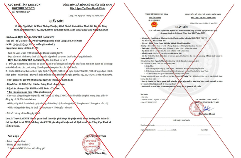 Cảnh báo thủ đoạn giả danh cơ quan Thuế yêu cầu cập nhật định danh điện tử để lừa đảo