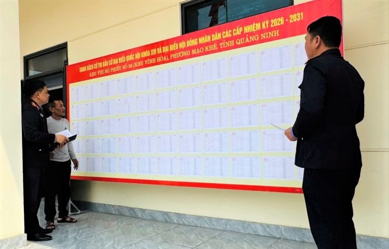 VKSND khu vực 5, tỉnh Quảng Ninh kiểm sát chặt danh sách cử tri liên quan án hình sự