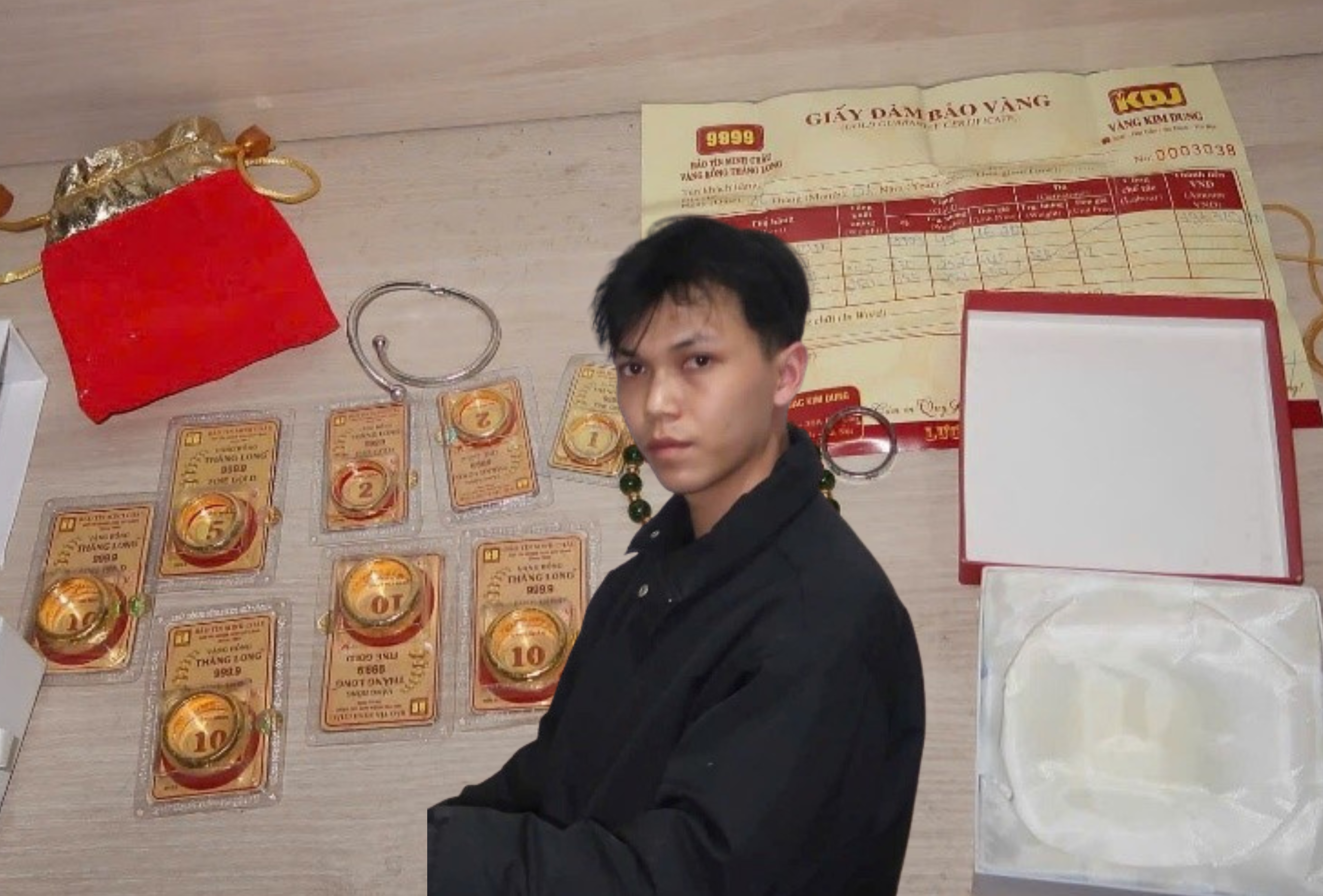 Bắt đối tượng đột nhập khoắng sạch vàng và trang sức trị giá 1 tỉ đồng