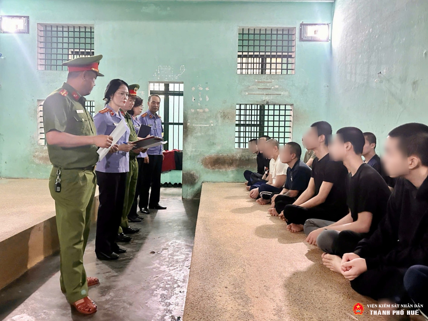 VKSND TP Huế kiểm sát việc tổ chức bầu cử tại Trại và các Phân trại tạm giam