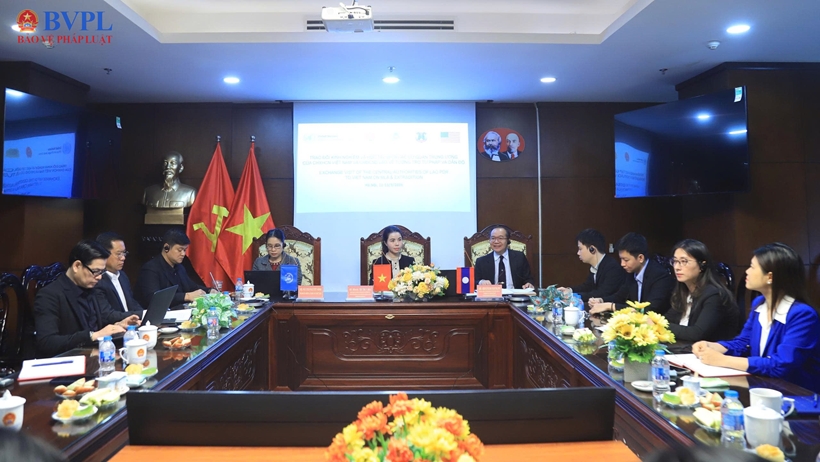 Bế mạc cuộc họp giữa VKSND tối cao Việt Nam và VKSND tối cao Lào