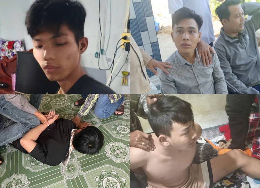 Nhóm thanh thiếu niên dùng dao khống chế phụ nữ, thay biển số xe giả để đi cướp