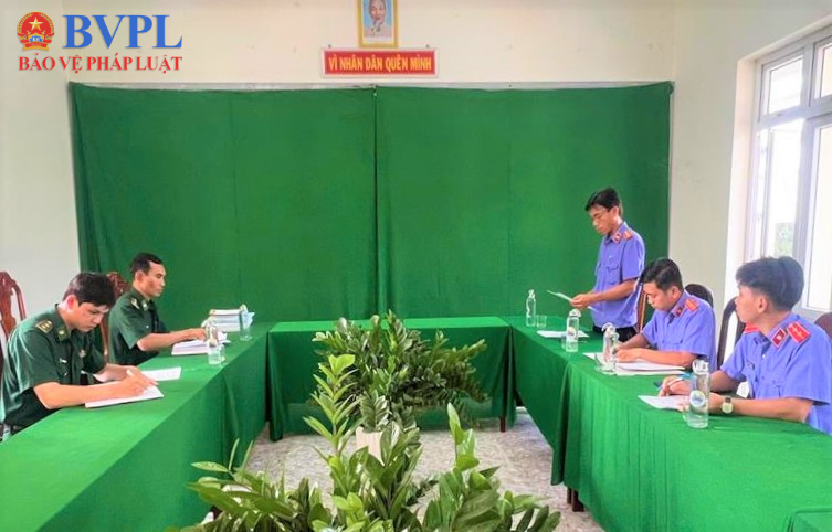 Tăng cường kiểm sát việc tiếp nhận, giải quyết nguồn tin về tội phạm tại Đồn Biên phòng Lộc Tấn