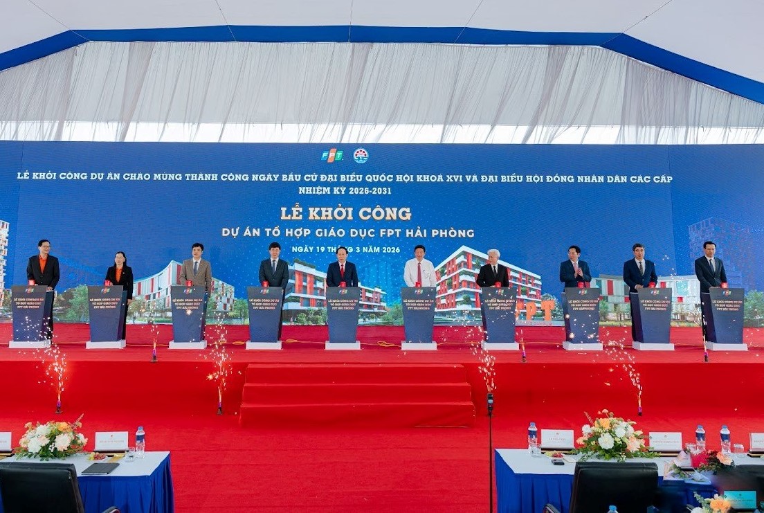 Khởi công tổ hợp giáo dục tại Hải Phòng - FPT mở rộng hoạt động đào tạo tại các đô thị lớn miền Bắc