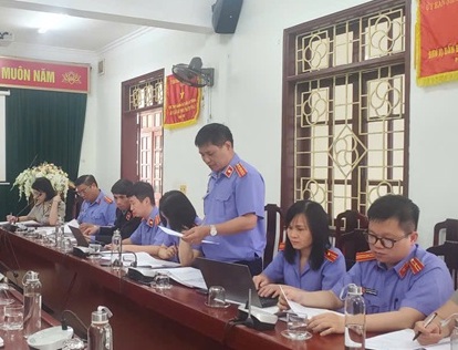 VKSND khu vực 5, tỉnh Hưng Yên kiểm sát trực tiếp Phòng Thi hành án dân sự khu vực 5