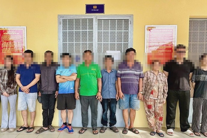 Triệt xóa 2 tụ điểm đánh bạc bằng hình thức “mua bán số lô, số đề”