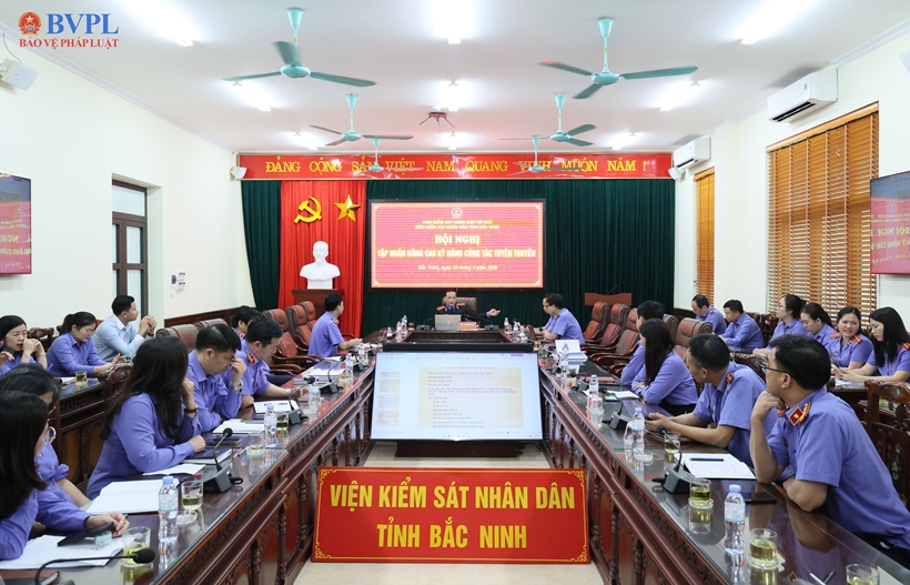 Hơn 300 đại biểu VKSND tỉnh Bắc Ninh tham gia tập huấn, nâng cao kỹ năng, chất lượng công tác tuyên truyền