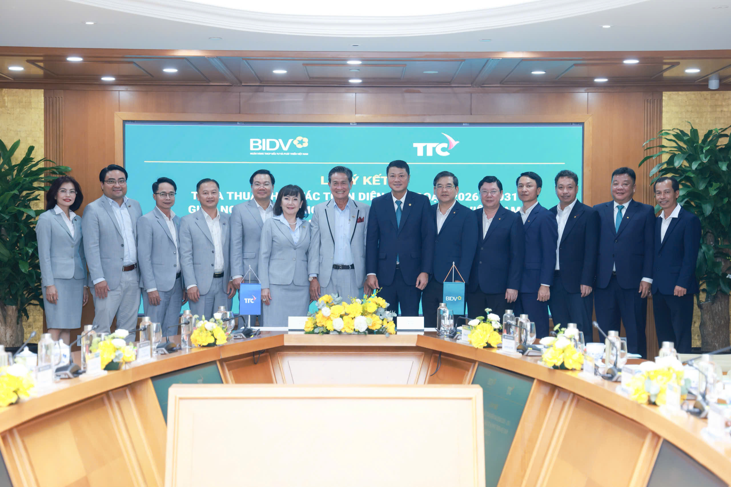 Tập đoàn TTC và BIDV tăng cường hợp tác, thúc đẩy phát triển bền vững