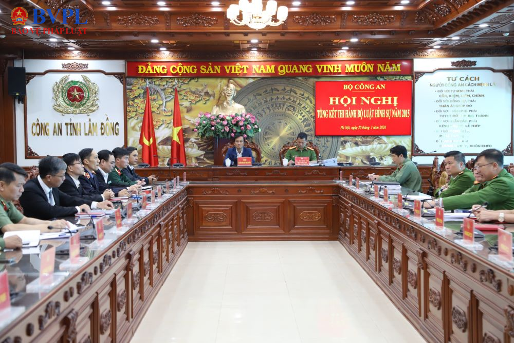 VKSND tỉnh Lâm Đồng dự Hội nghị tổng kết thi hành Bộ luật hình sự