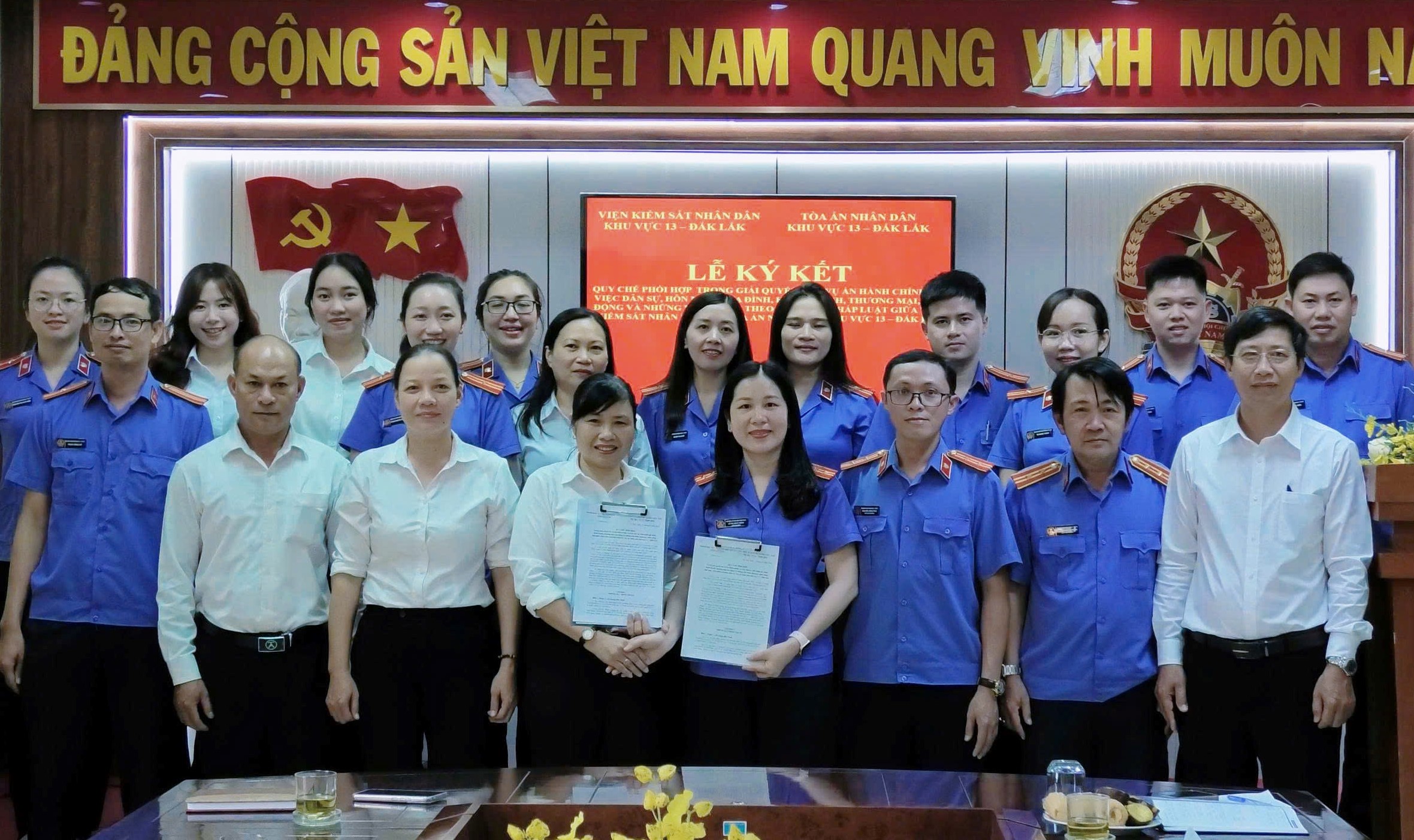 Tăng cường phối hợp liên ngành trong giải quyết án dân sự, hành chính