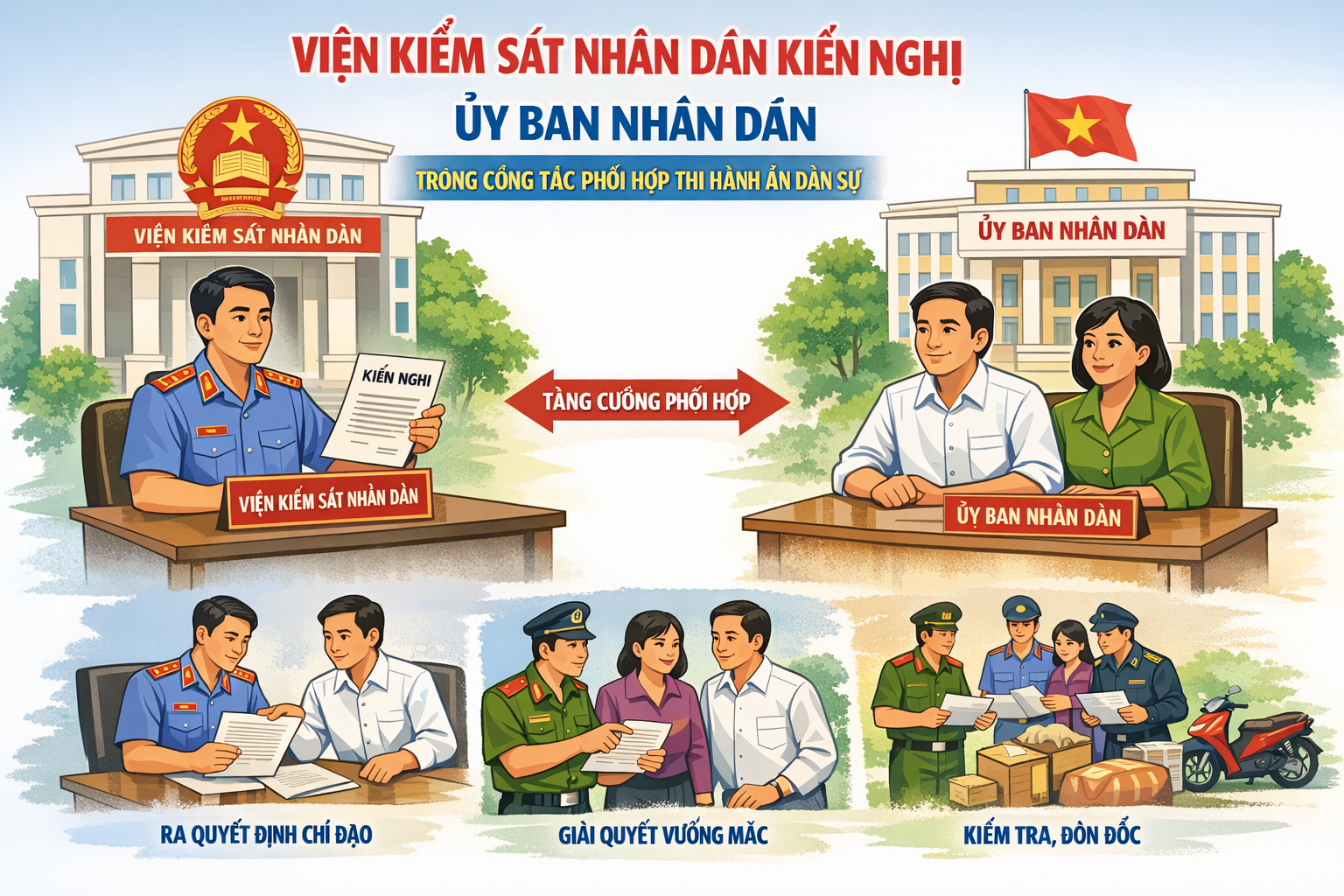 Chậm cung cấp thông tin đất đai trong thi hành án dân sự, Viện kiểm sát kiến nghị phòng ngừa