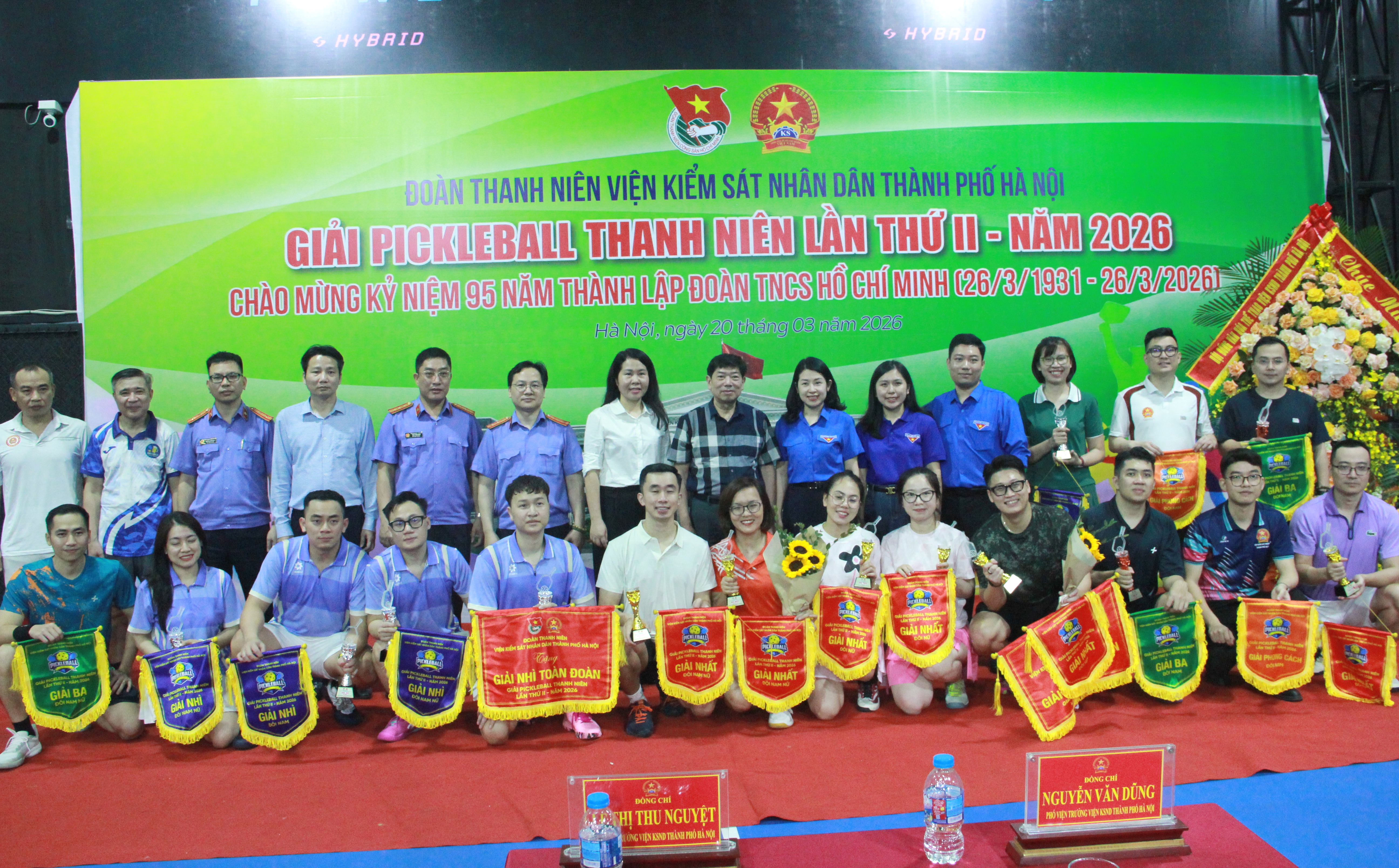 Sôi nổi Giải Pickleball Thanh niên lần thứ II của Đoàn VKSND TP Hà Nội