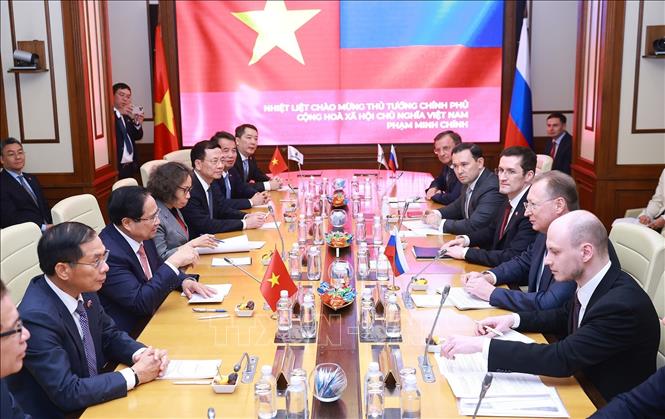 Thủ tướng Phạm Minh Chính thăm, làm việc với đối tác hàng đầu của Việt Nam về dầu khí