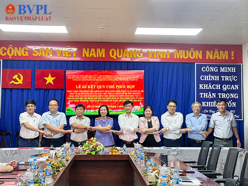 VKSND Khu vực 6 TP Hồ Chí Minh ký kết Quy chế phối hợp thực hiện Nghị quyết số 205 2025 QH15