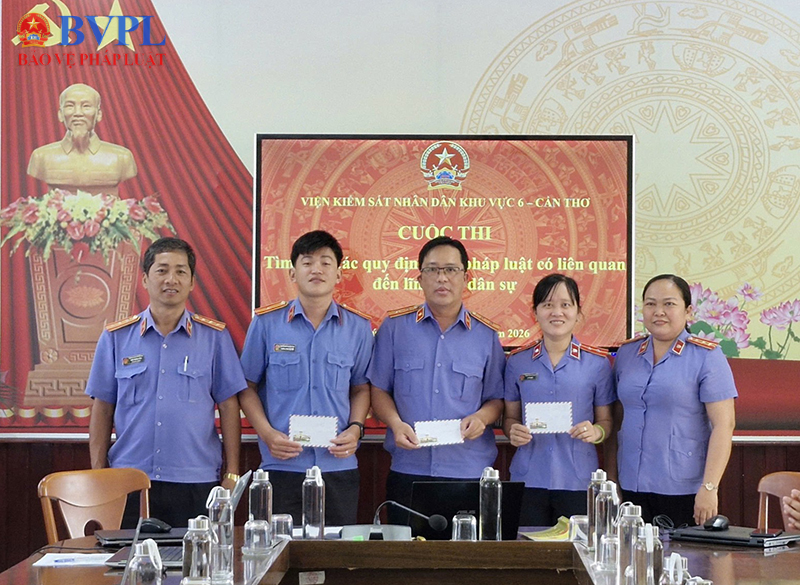 VKSND Khu vực 6 TP Cần Thơ thi tìm hiểu quy định pháp luật trong lĩnh vực dân sự