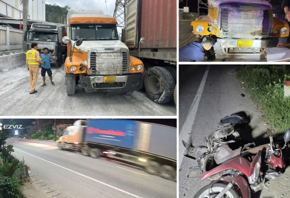 Truy xét và bắt giữ tài xế container gây tai nạn chết người rồi bỏ trốn