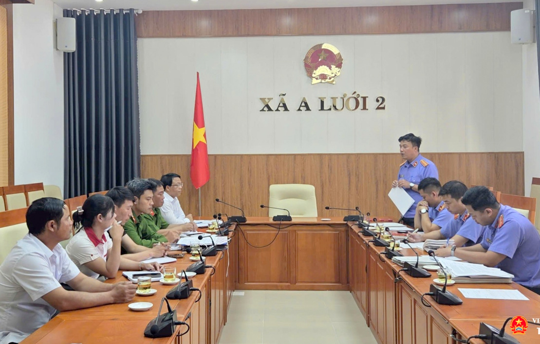 VKSND khu vực 3, TP Huế kiểm sát thi hành án tại cộng đồng và xác minh điều kiện thi hành án dân sự