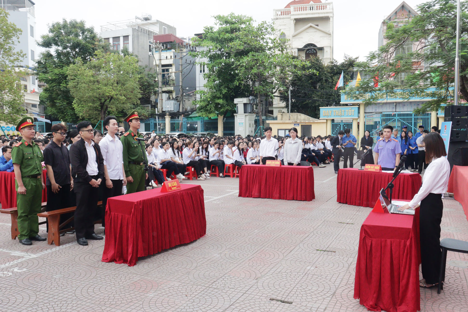 VKSND TP Hải Phòng phối hợp Thành đoàn Hải Phòng tổ chức phiên tòa giả định phòng, chống ma túy