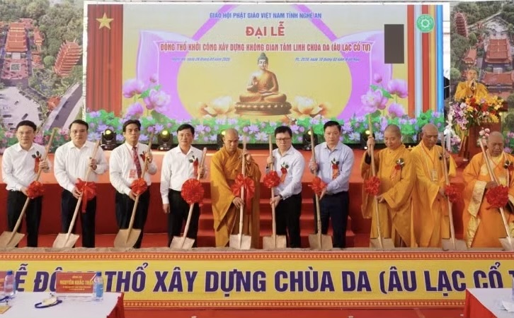 Khởi công xây dựng Chùa Da ở Nghệ An, nơi thờ tự hơn 500 nhà báo-liệt sĩ