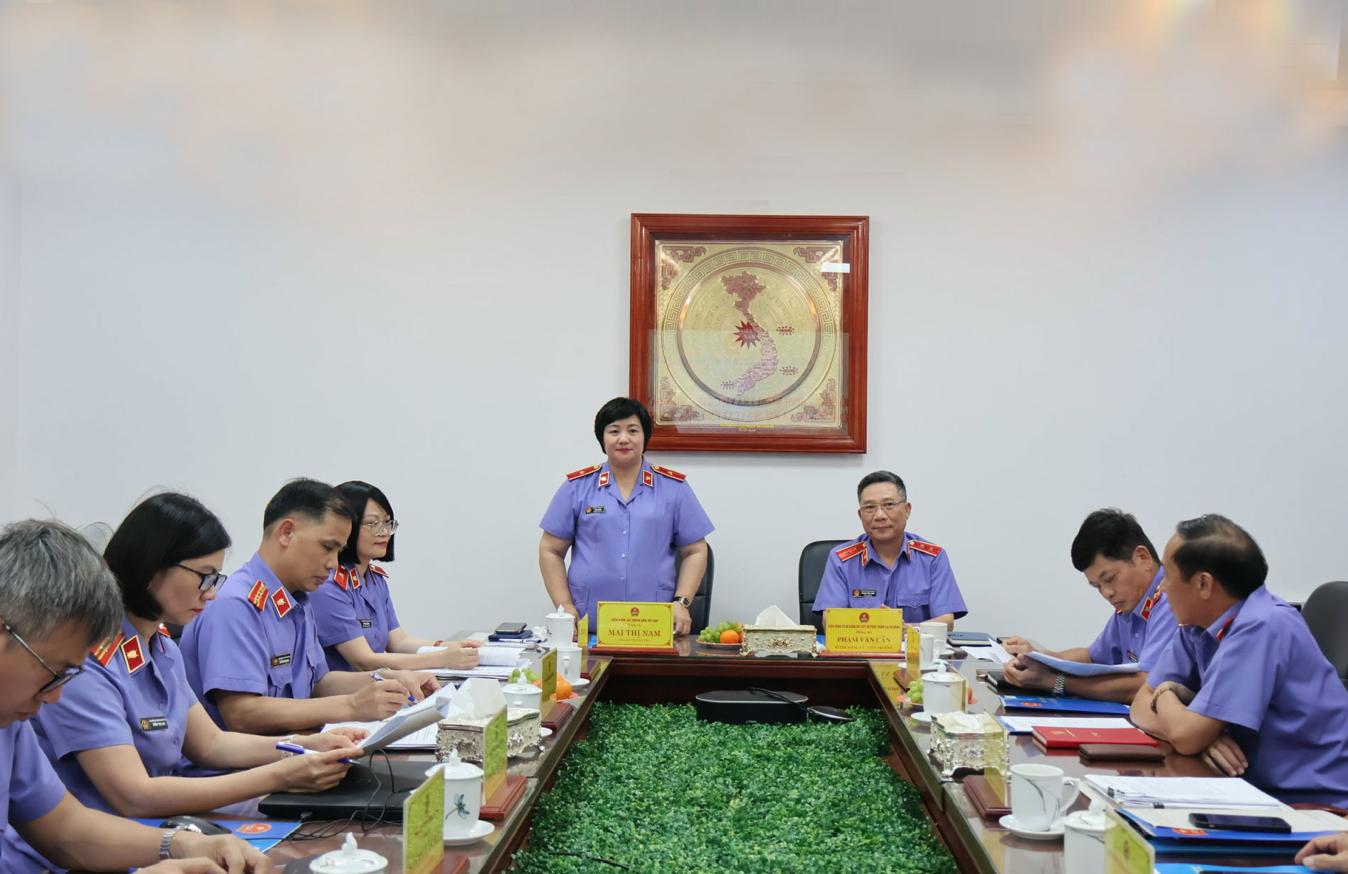 VKSND tối cao kiểm tra việc thực hiện dân chủ ở cơ sở tại Viện Phúc thẩm 2